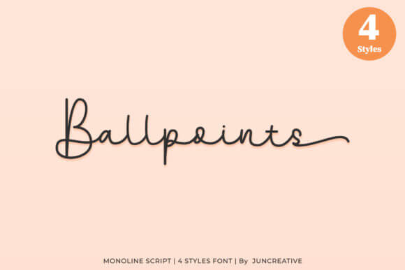 Ballpoints Font