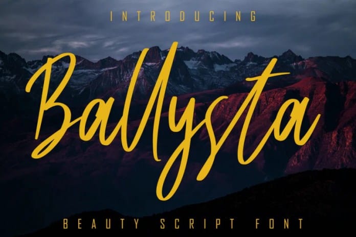 Ballysta Beauty Script Font