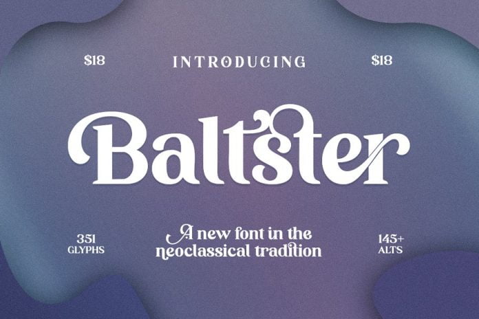 Baltster Neoclassic Tradition Font