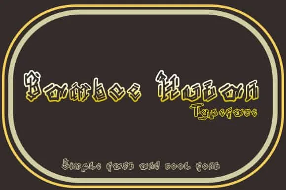 Bamboe Hutan Font