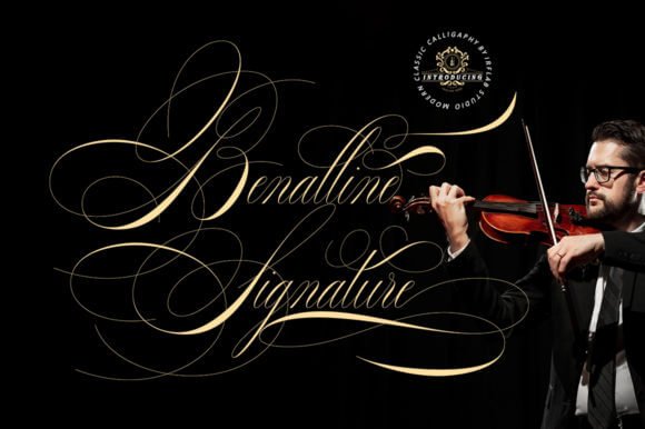 Banalline Signature Font