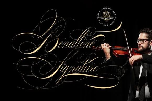 Banalline Signature Font