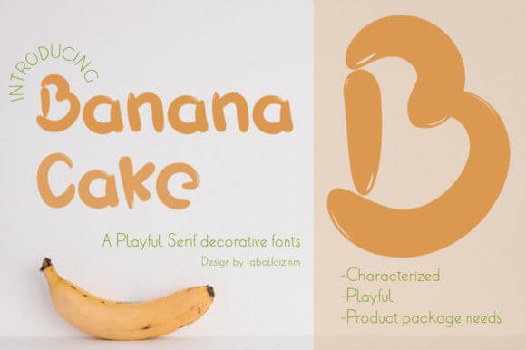 Banana Cake Font