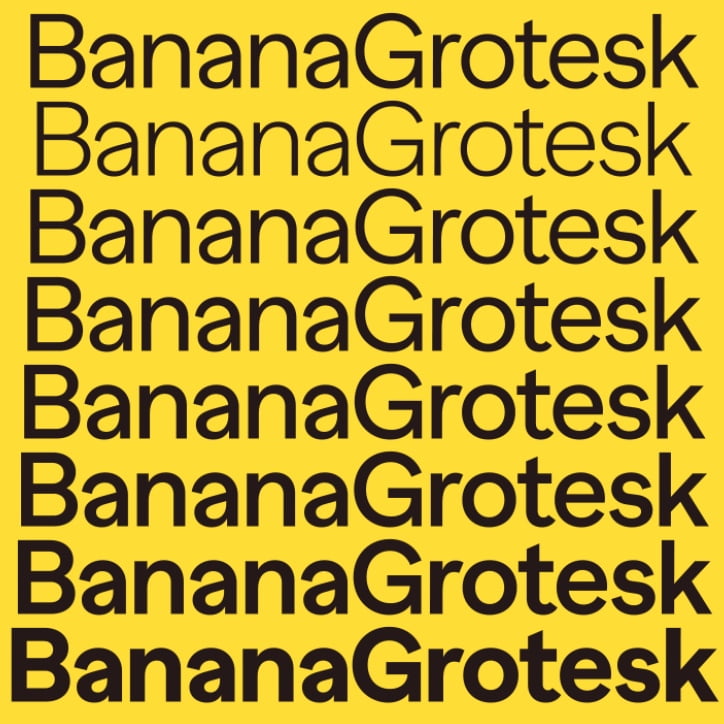 Banana Grotesk Font
