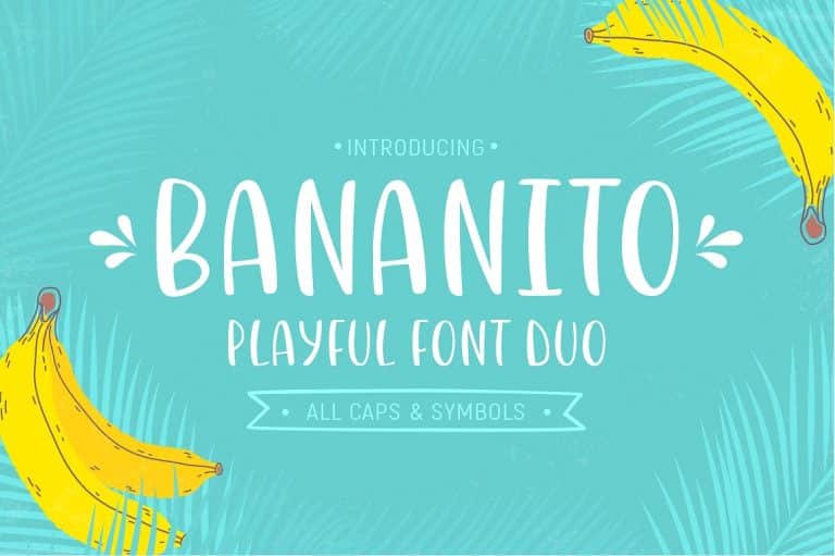Bananito Font Duo Free