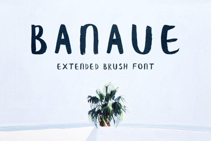 Banaue Extended Brush Font