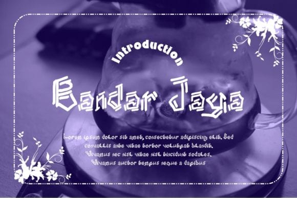 Bandar Jaya Font