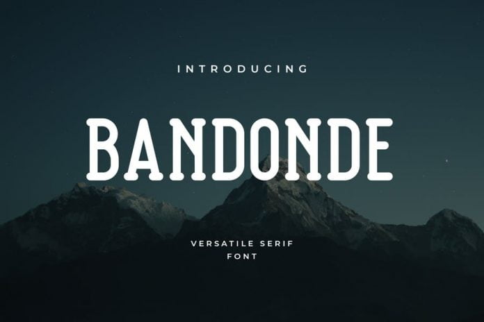 Bandonde Serif Font