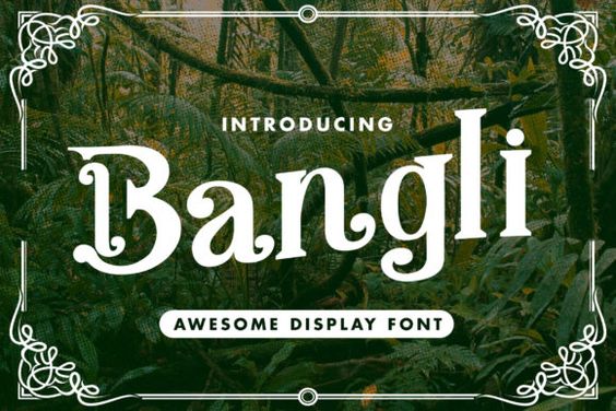 Bangli Font