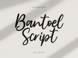 Bantoel Script Font