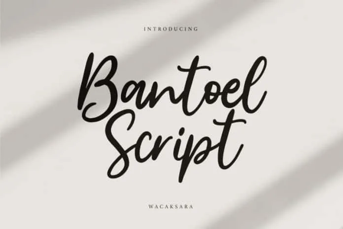 Bantoel Script Font