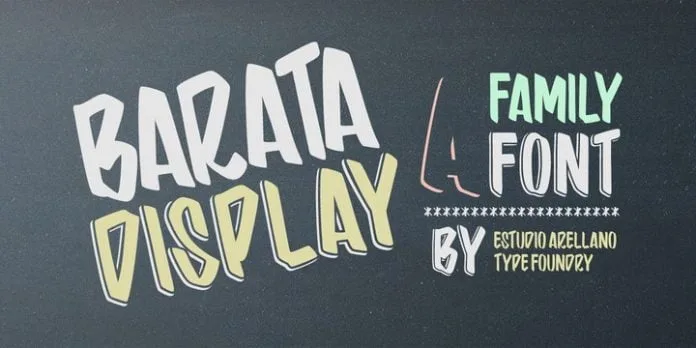 Barata Display Font Barata Display Font