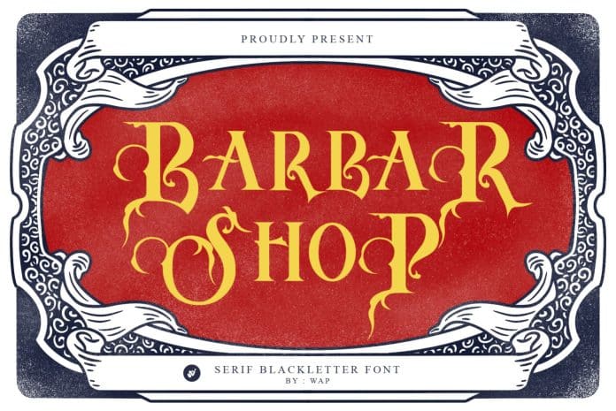 BarbaR ShoP Font
