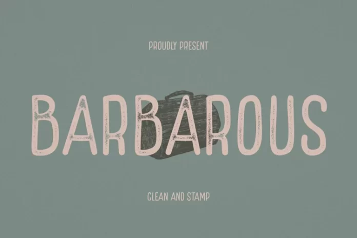 Barbarous Font