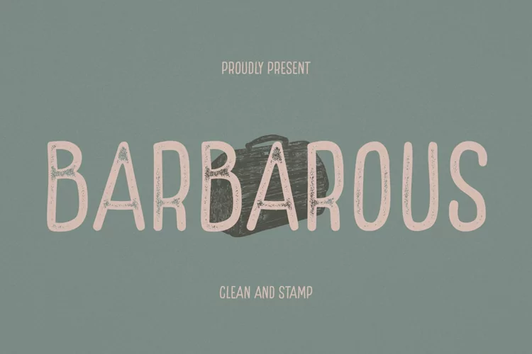 Barbarous Font
