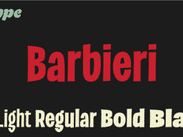 Barbieri Font