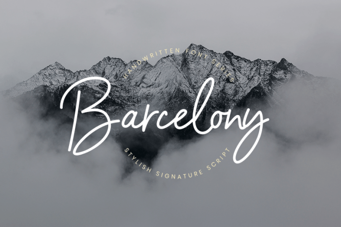 Barcelony Signature Font