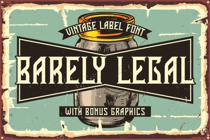 Barely legal Font
