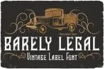 Barely legal Font