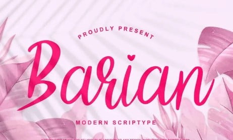 Barian Modern Scriptype Font