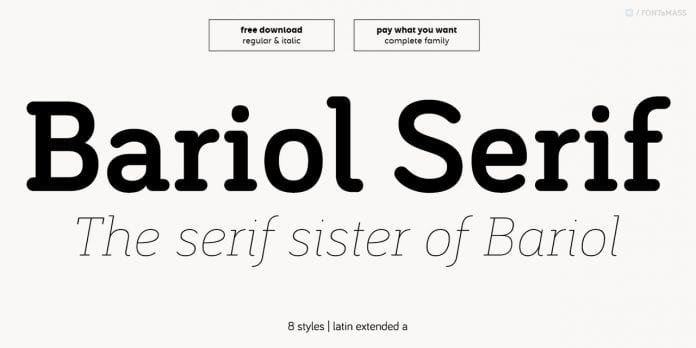 Bariol Serif Font
