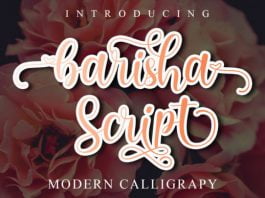 Barisha Script Font
