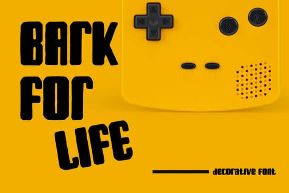 Bark for life Font