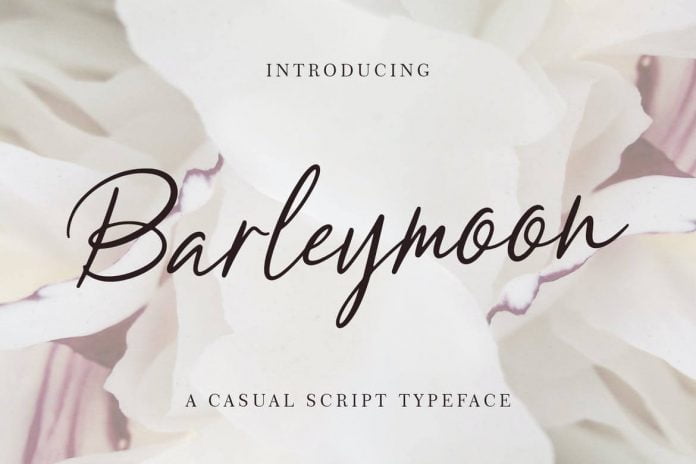 Barleymoon Beauty Script Font