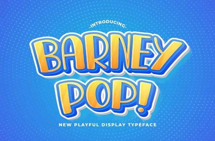 Barney Pop Font