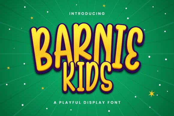 Barnie Kids Font