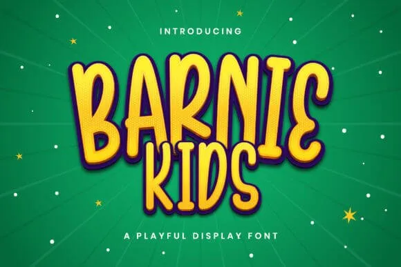 Barnie Kids Font