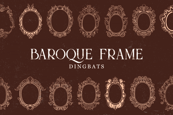 Baroque Frame Dingbat Font