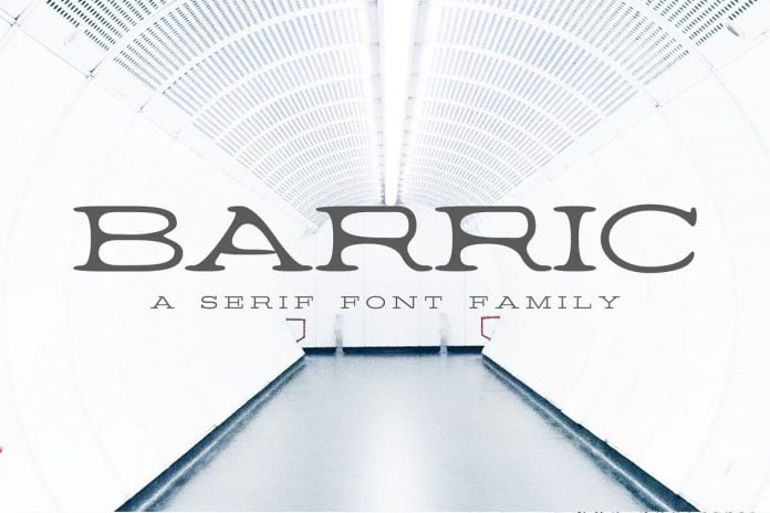 Barric A Serif Font Family Font