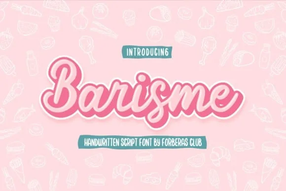 Barsime Script - Handwritten Font