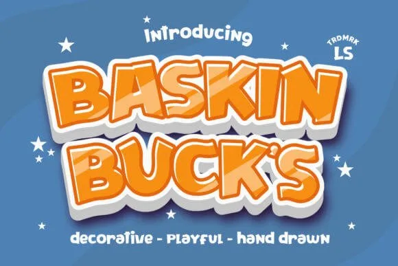 Baskinbucks Font
