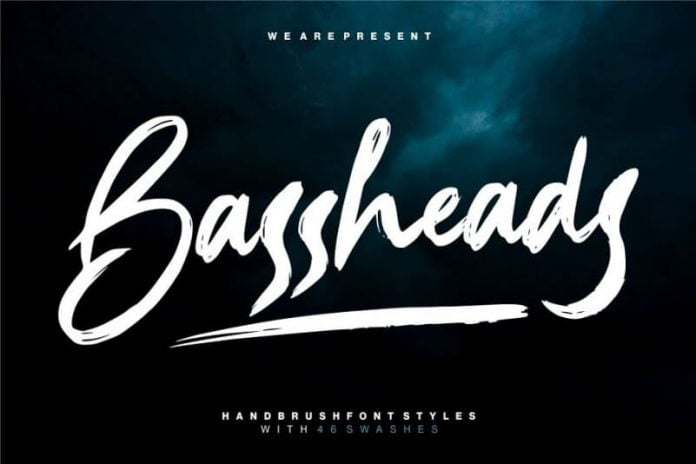 Bassheads – Handbrush Font