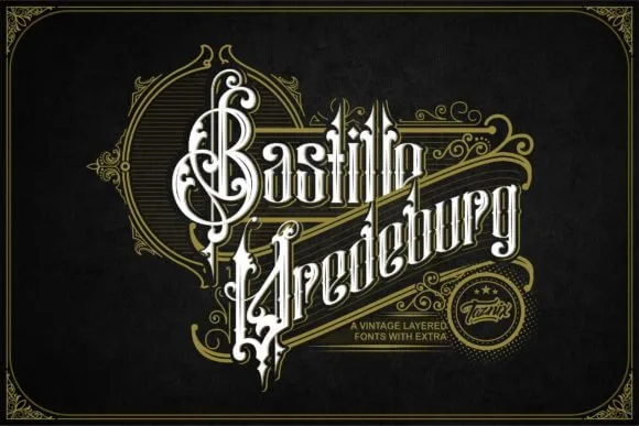 Bastille Vredeburg Font