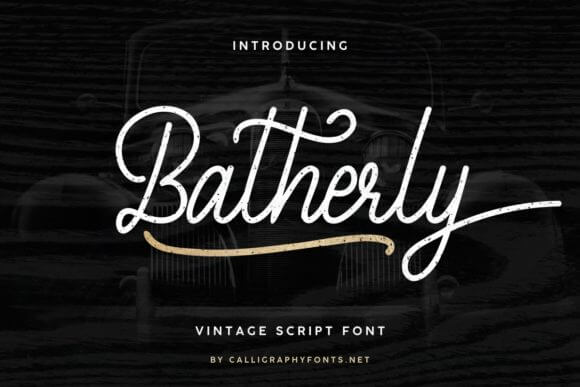 Batherly Font