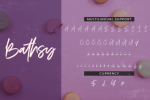 Bathsy Font