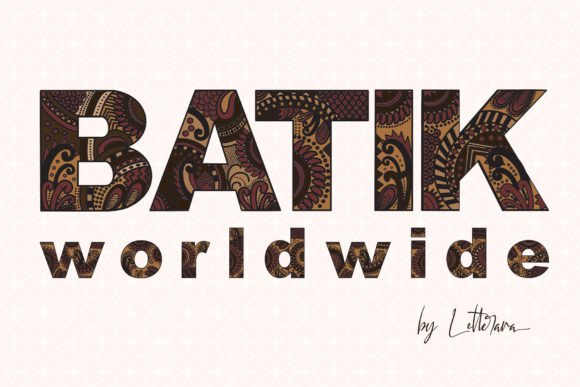 Batik Worldwide Font