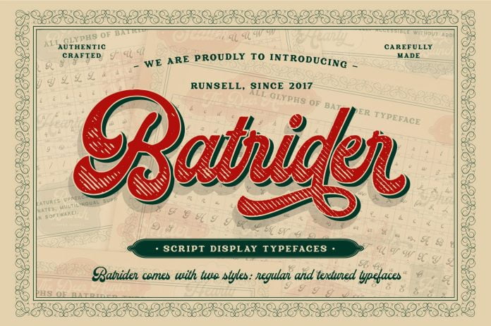 Batrider - 2 Font Styles
