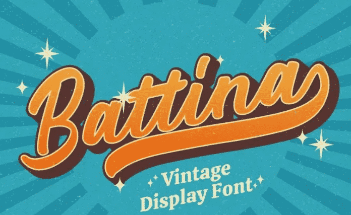 Battina - Vintage Display Font
