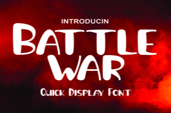 Battle War Font