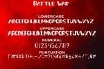Battle War Font