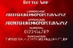 Battle War Font