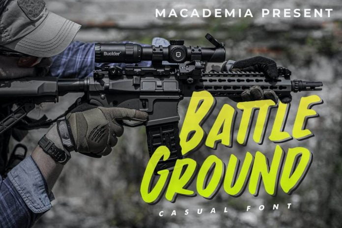 Battleground - Casual Font
