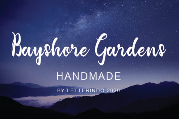 Bayshore Gardens Font