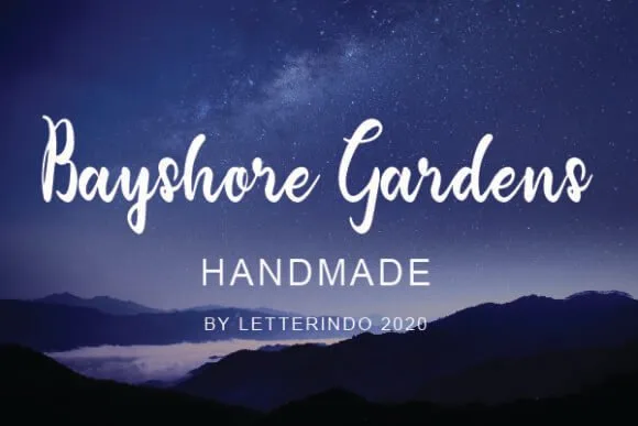 Bayshore Gardens Font