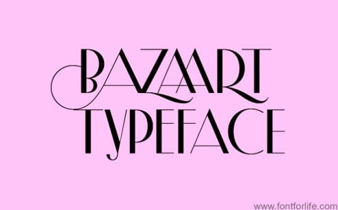 BazaArt Typeface Font