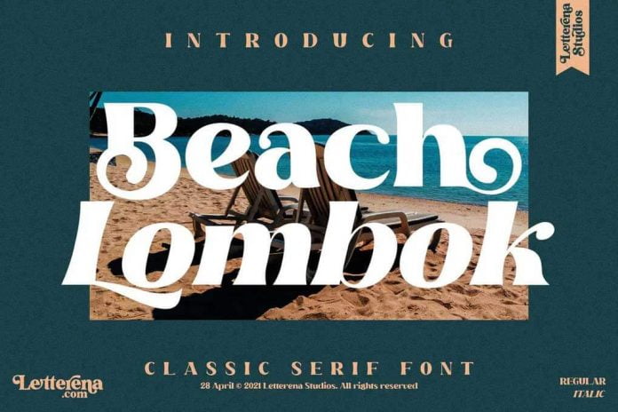 Beach Lombok Font